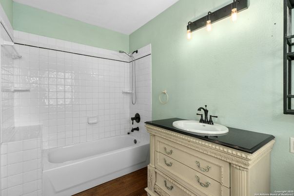 Bathroom, Interior, Wood Texture Flooring