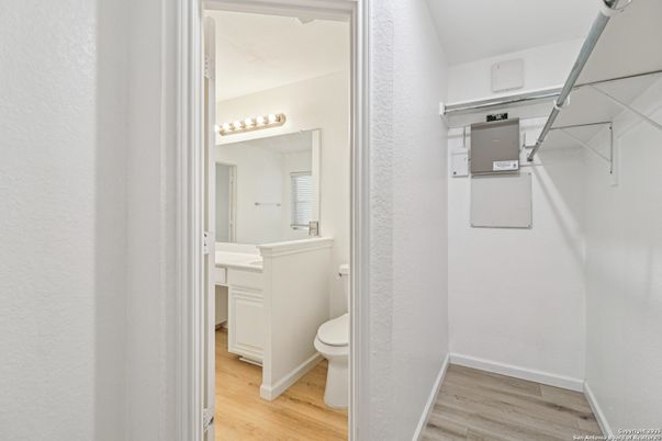 Bathroom, Interior, Wood Texture Flooring