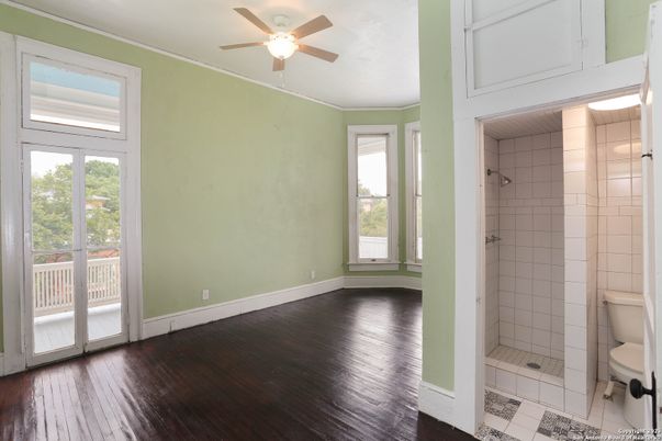 Bathroom, Empty room, Interior, Wood Texture Flooring