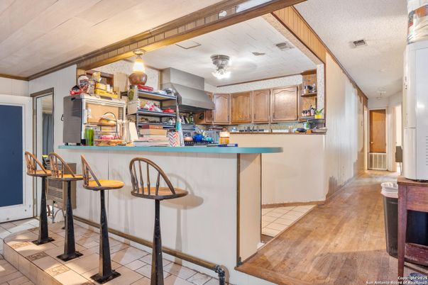 Interior, Kitchen, Wood Texture Flooring