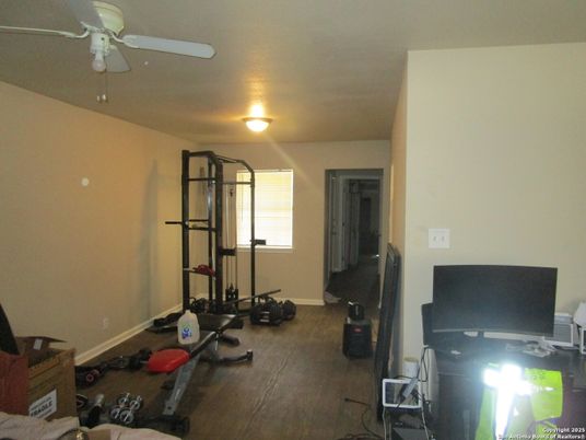 Fitness Equipment, Interior, Wood Texture Flooring