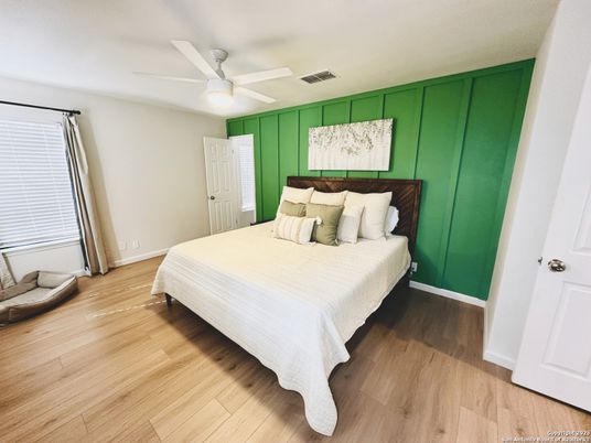 Bedroom, Interior, Wood Texture Flooring