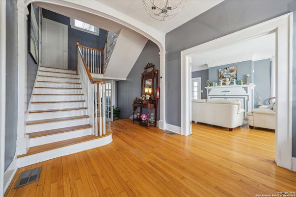 Fireplace, Interior, Wood Texture Flooring