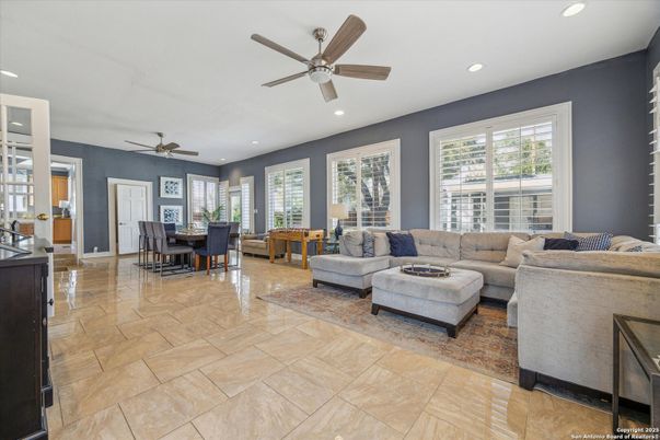 Dining room, Interior, Living room, Recessed Lighting