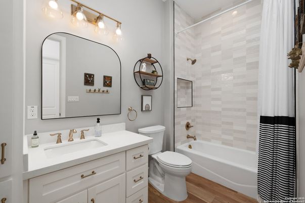 Bathroom, Interior, Wood Texture Flooring