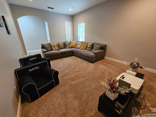 Interior, Living room, Recessed Lighting