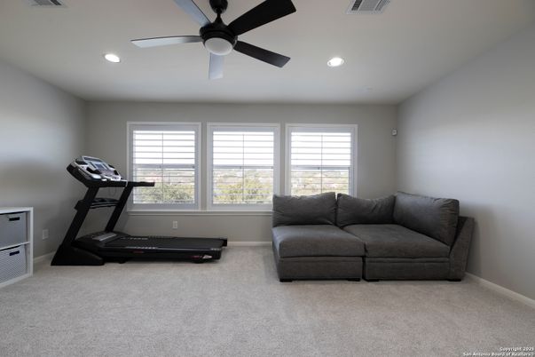 Fitness Equipment, Interior, Recessed Lighting