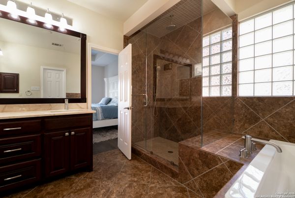 Bathroom, Bedroom, Glass Shower, Interior