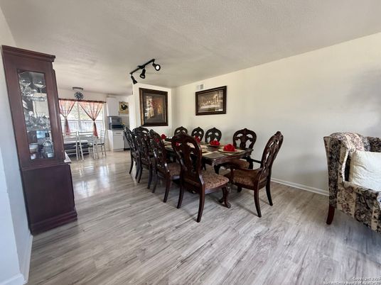 Dining room, Interior, Wood Texture Flooring