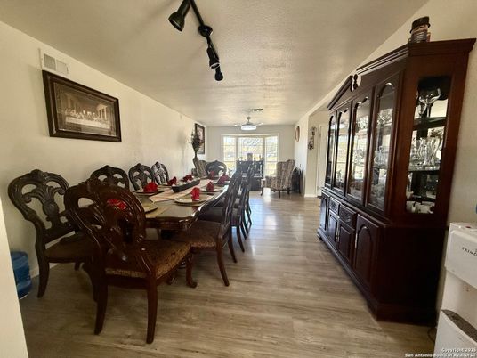 Dining room, Interior, Wood Texture Flooring
