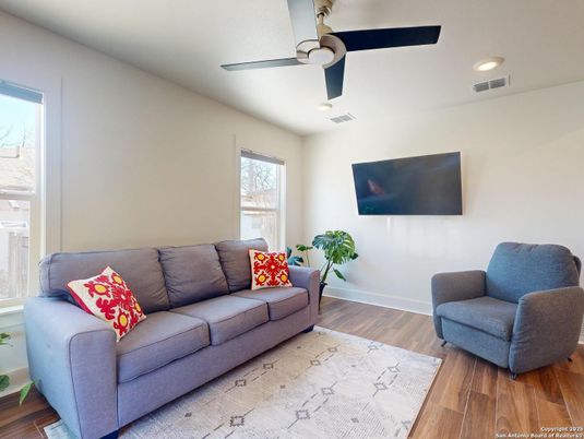 Interior, Recessed Lighting, Wood Texture Flooring