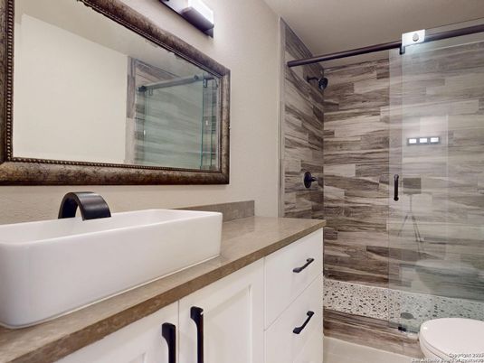 Bathroom, Glass Shower, Interior