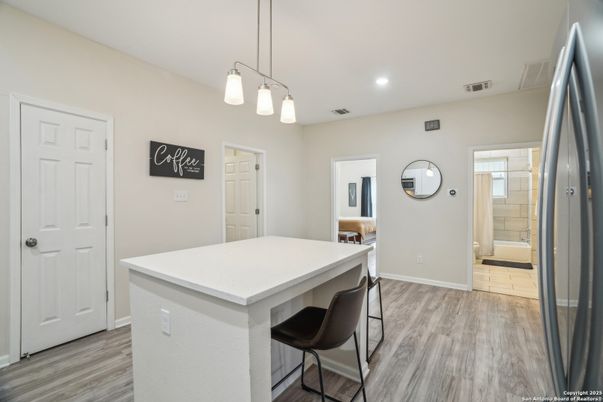 Interior, Pendant Lights, Recessed Lighting, Wood Texture Flooring