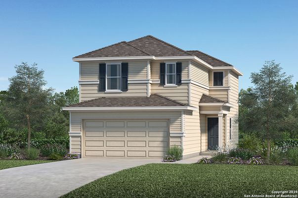 Attached, Exterior, Facade, Modern