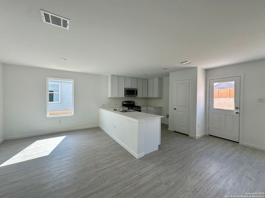 Interior, Kitchen, Wood Texture Flooring