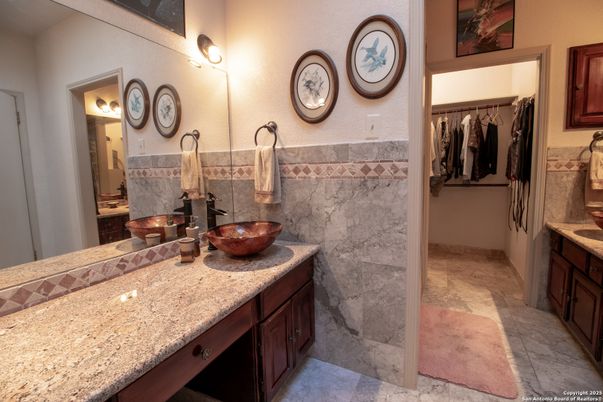 Bathroom, Dual Sink Vanities, Interior, Walk-in Closets