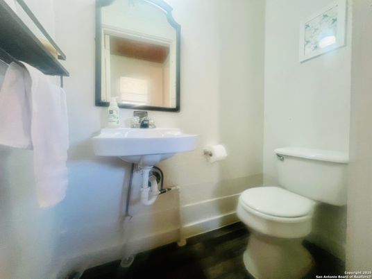 Bathroom, Interior, Wood Texture Flooring