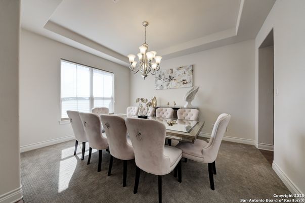Chandelier, Dining room, Interior