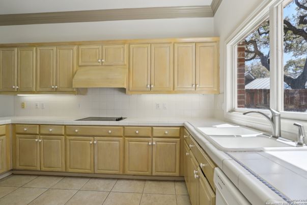 Interior, Kitchen, Tile Countertops