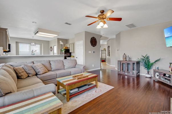 Interior, Kitchen, Living room, Wood Texture Flooring