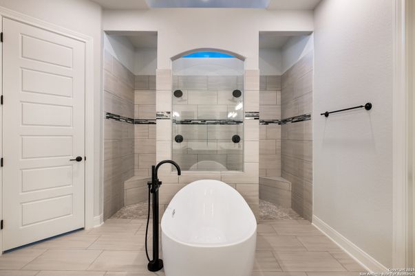 Bathroom, Free Standing Baths, Glass Shower, Interior