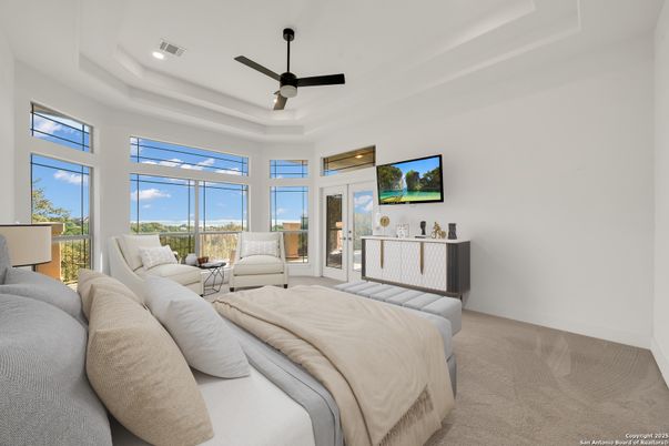 Bedroom, Interior, Recessed Lighting