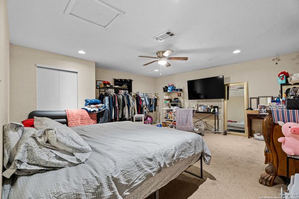 Bedroom, Interior, Recessed Lighting