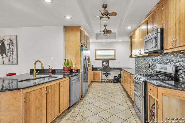 Interior, Kitchen, Recessed Lighting, Stainless Steel Appliances