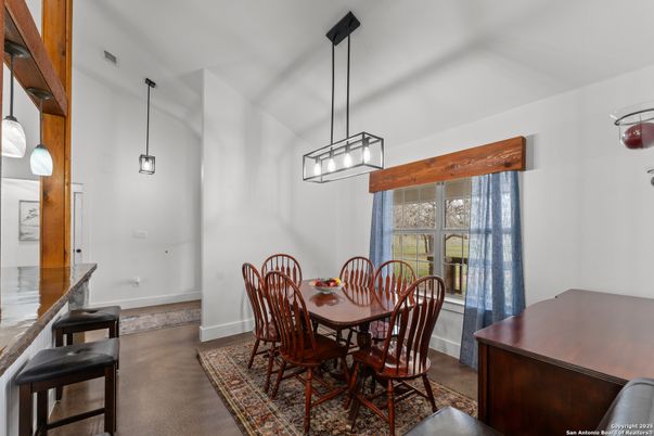 Dining room, Interior, Pendant Lights