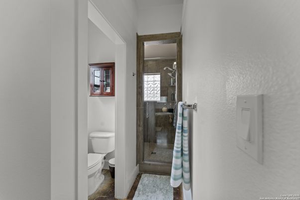 Bathroom, Glass Shower, Interior