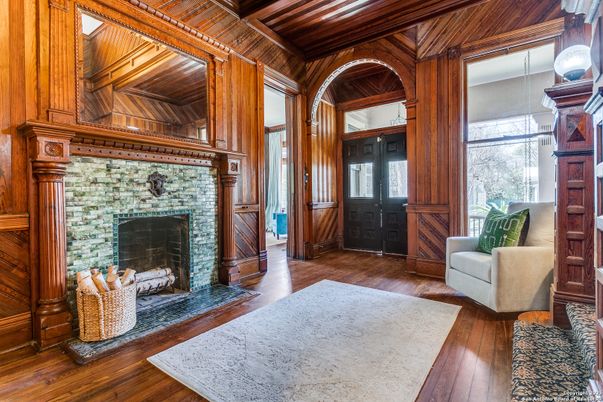 Fireplace, Interior, Wooden Beams, Wooden Ceilings, Wood Texture Flooring, Wooden Walls