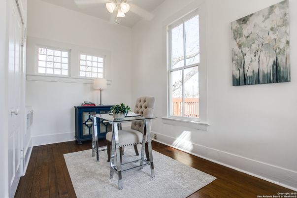 Home Office, Interior, Wood Texture Flooring
