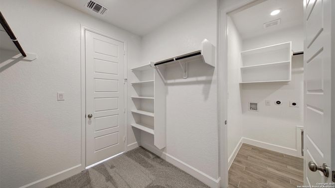 Interior, Recessed Lighting, Walk-in Closets, Wood Texture Flooring