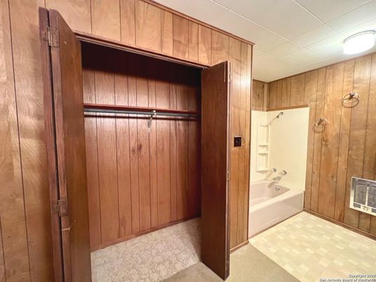Bathroom, Interior, Wooden Walls