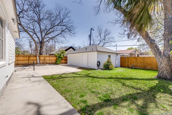 Backyard, Detached Garage, Exterior