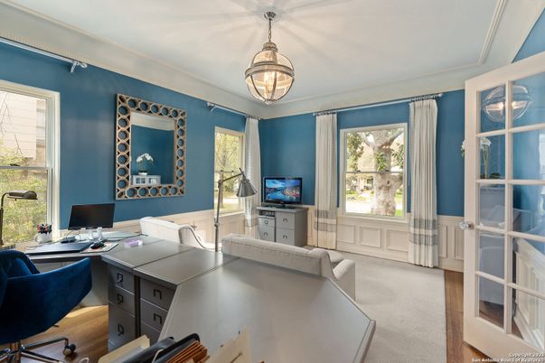 Home Office, Interior, Pendant Lights