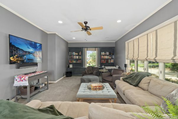 Interior, Living room, Recessed Lighting