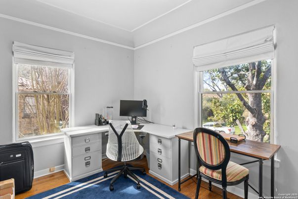 Home Office, Interior, Wood Texture Flooring