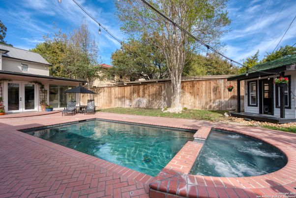 Exterior, Pool, Solar Panels