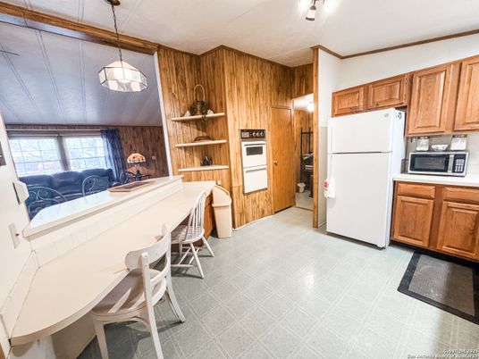 Interior, Kitchen, Pendant Lights, Wooden Walls
