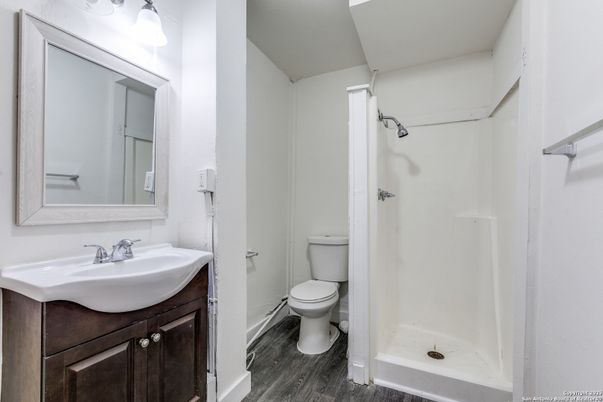 Bathroom, Interior, Wood Texture Flooring