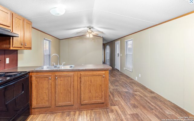 Interior, Kitchen, Wood Texture Flooring