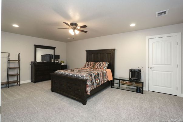 Bedroom, Interior, Recessed Lighting