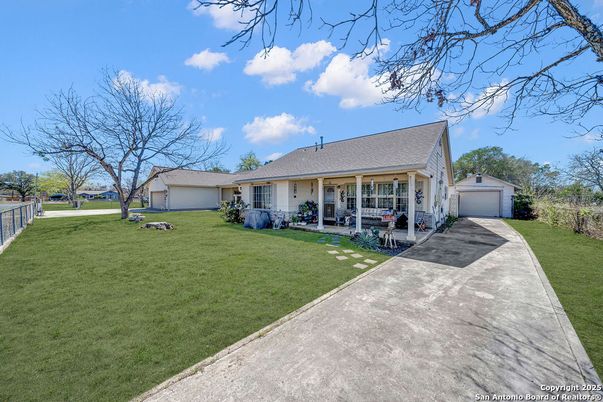 Backyard, Detached Garage, Exterior