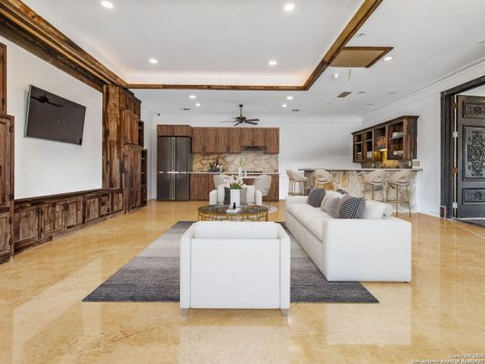 Interior, Kitchen, Living room, Recessed Lighting