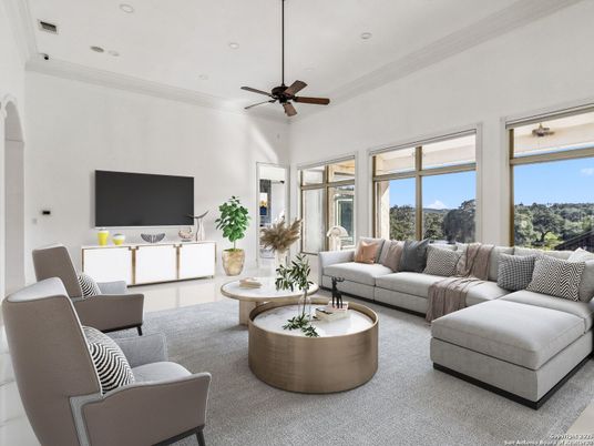 Interior, Living room, Recessed Lighting