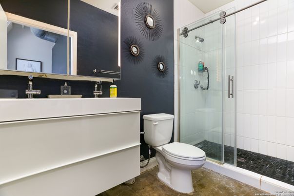 Bathroom, Glass Shower, Interior