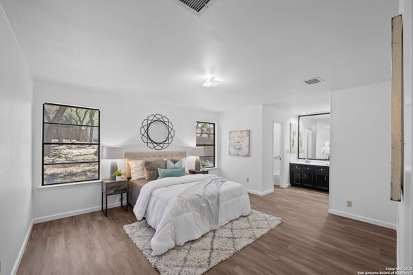 Bedroom, Interior, Wood Texture Flooring