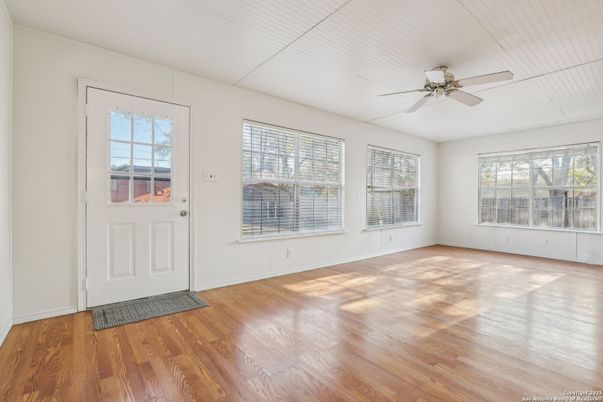 Empty room, Interior, Wood Texture Flooring