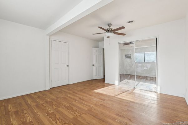 Empty room, Interior, Wood Texture Flooring